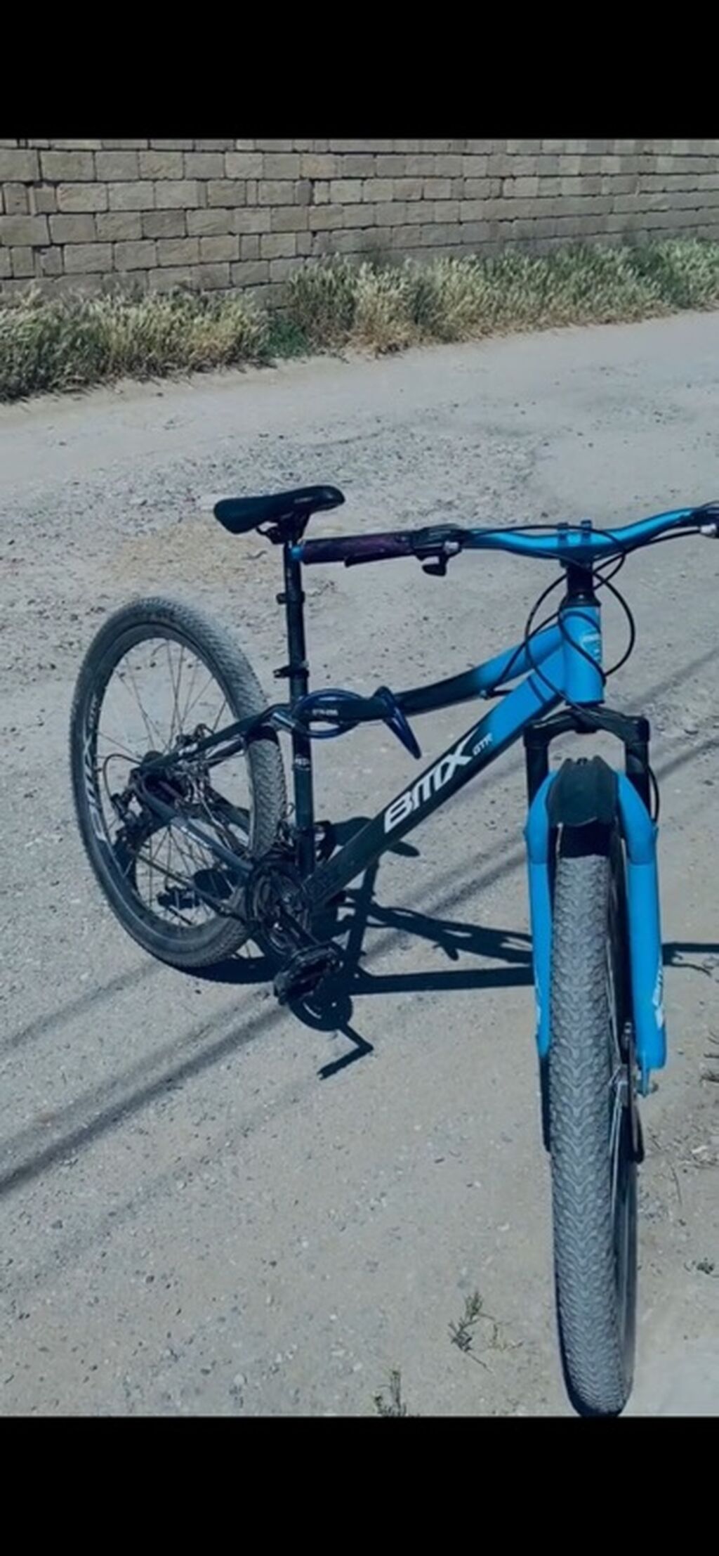 BMx GTT dağ velosipedi - Geniş, düz MTB sükanı və tənzimlənən — Dağ velosipedləri, Saray (2)