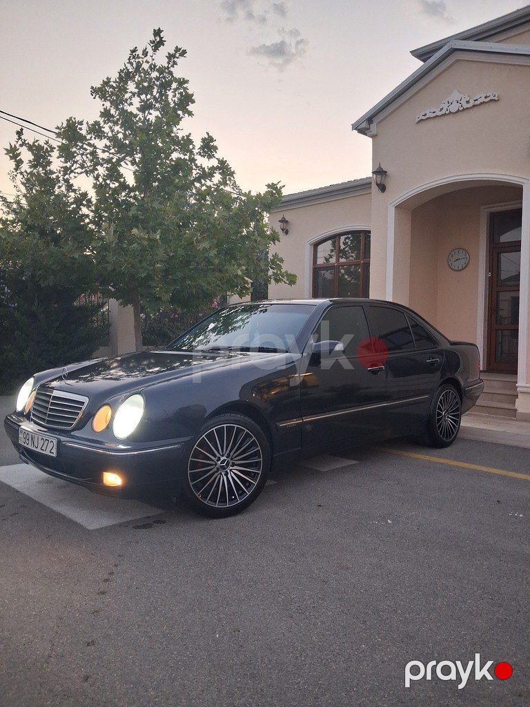 Mercedes E 200, 2.0 L, 2000 il, 350 000 km 99-NJ-272 — Avtomobillər, Bakı (3)