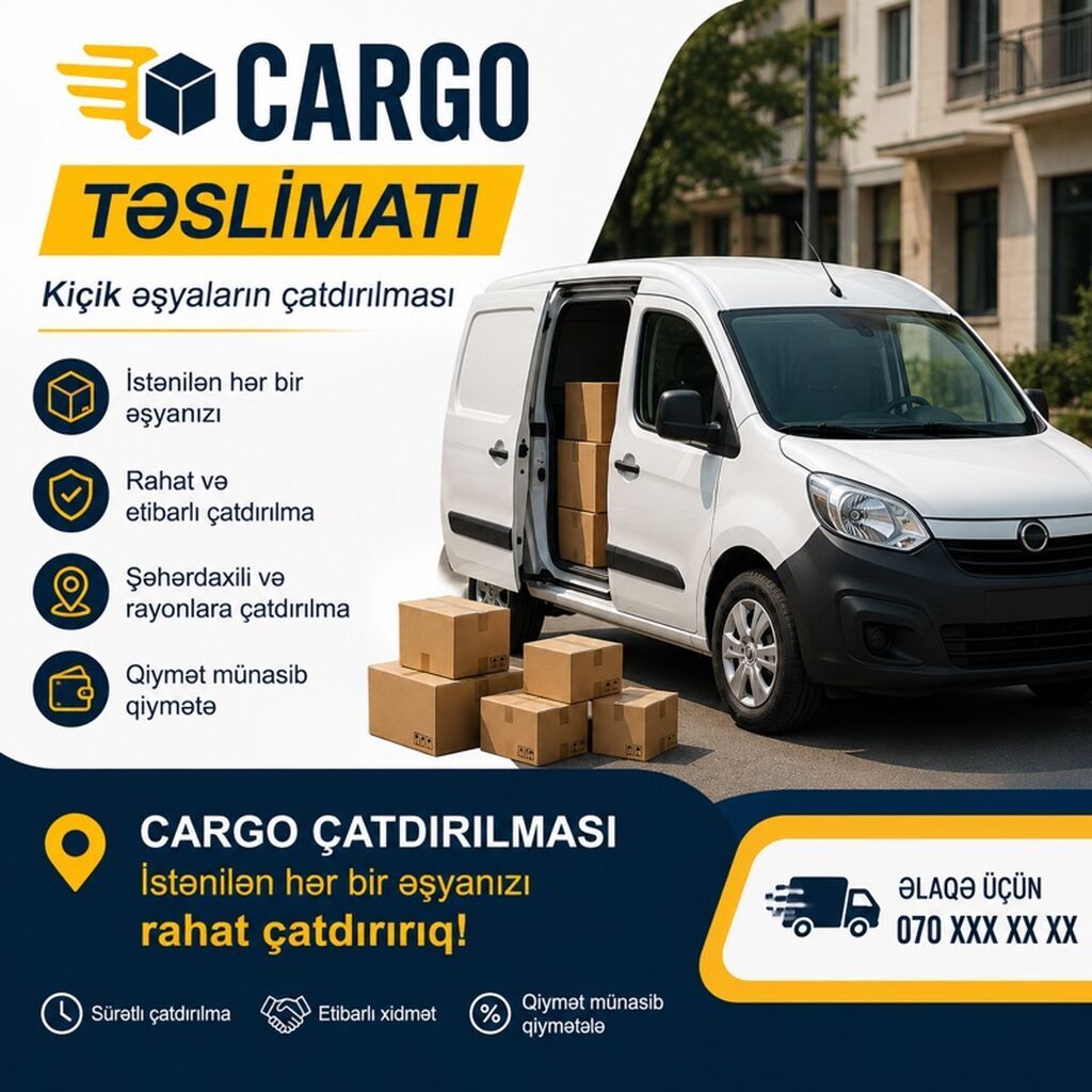 Cargo çatdırılması xidməti Kiçik əşyaların sürətli və etibarlı — Xidmətlər, Liman