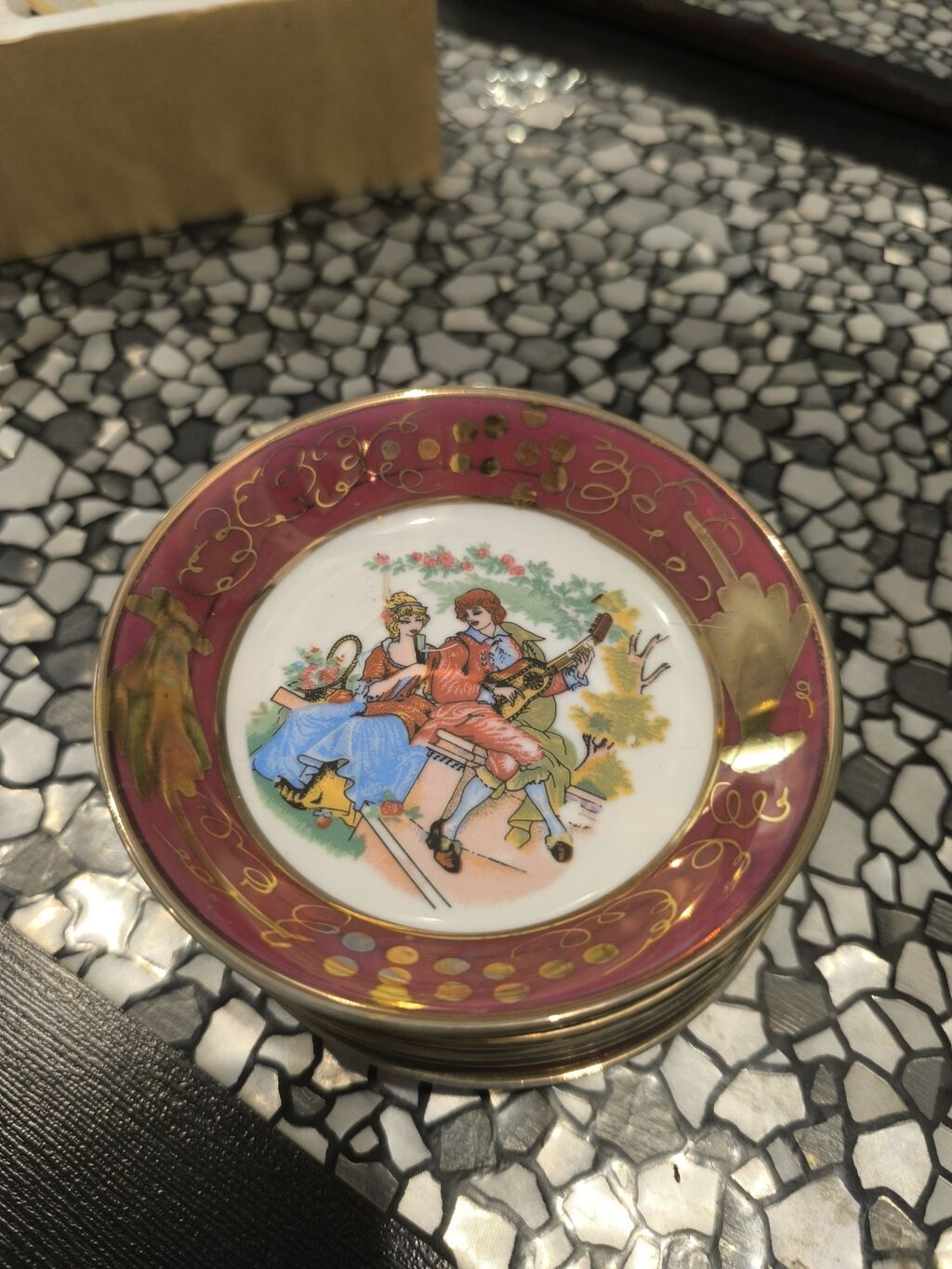 Qəhvə dəsti, rəng - Ağ, Farfor — Mallar, Bakı (2)