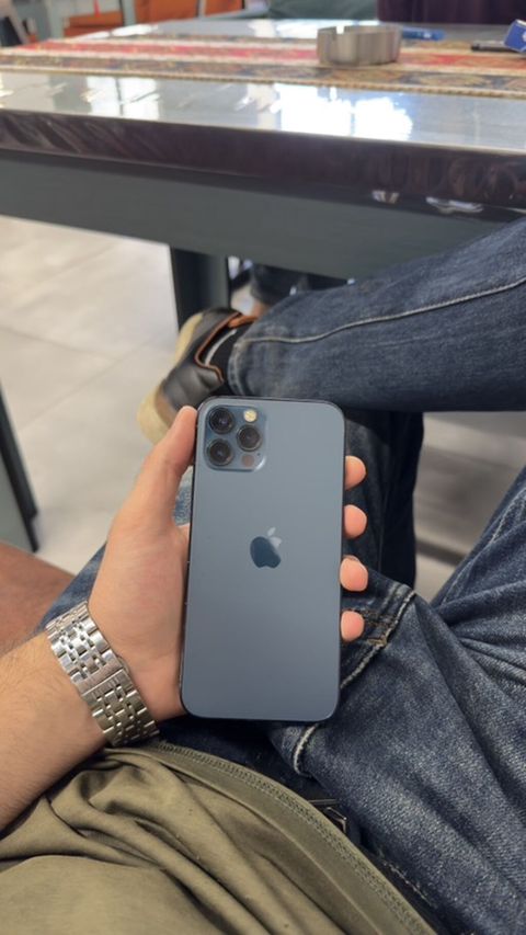 IPhone 12 Pro, 128 GB, Pacific Blue, Face ID — Digah