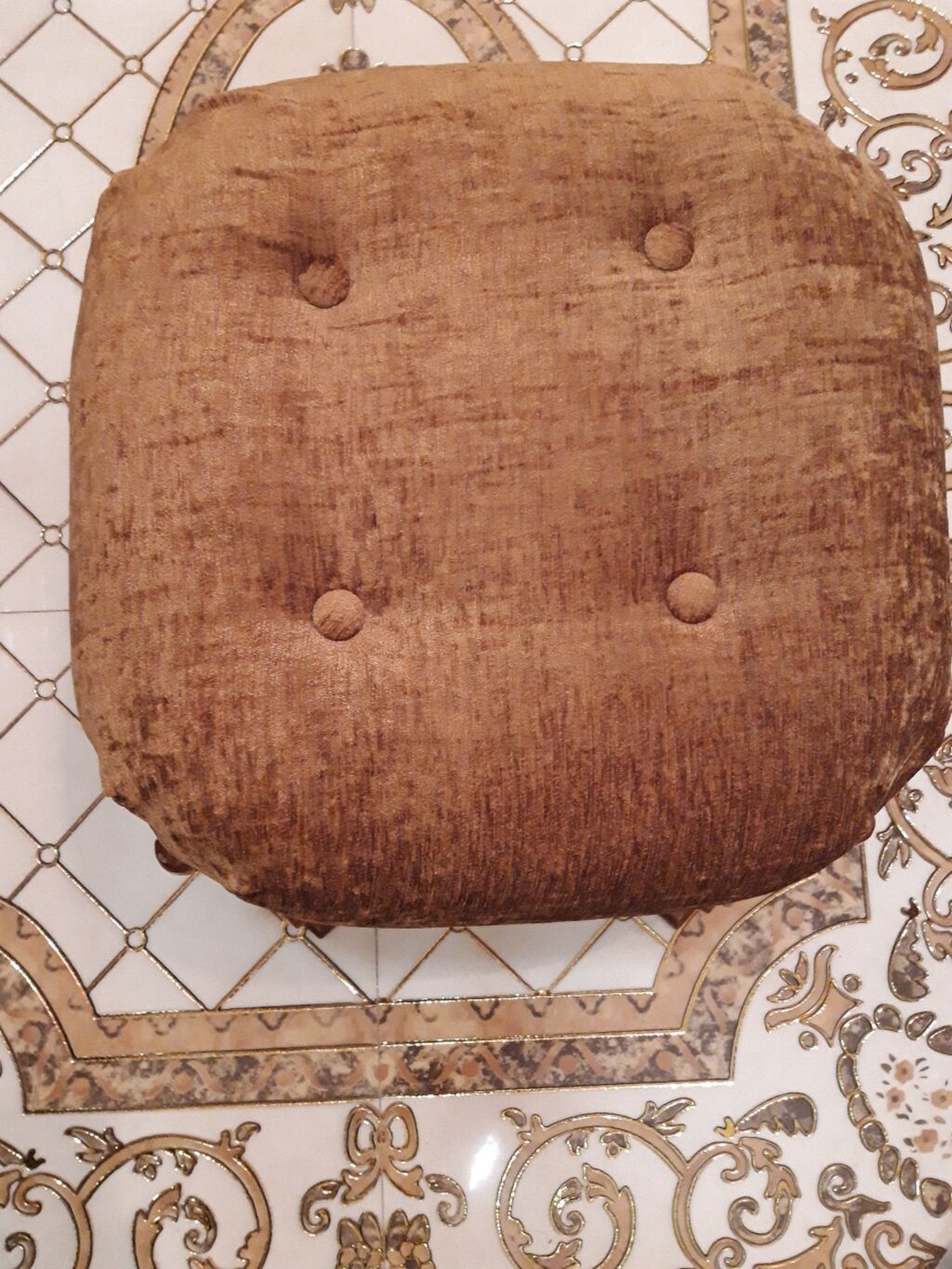İşlənmiş, Pufik oturacaq, Vеlur parça, Kredit yoxdur, Şəhərdaxili pulsuz çatdırılma — Mebel, Bakı (3)