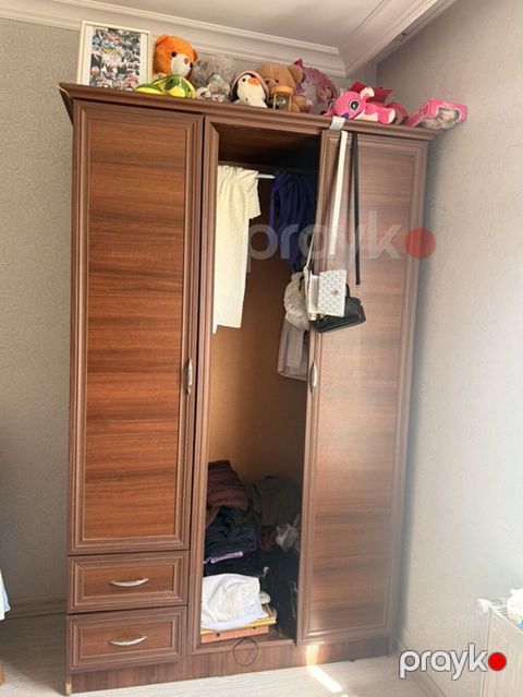Geniş funksionallığa malik 3 qapılı paltar şkafı - Material: ağac
