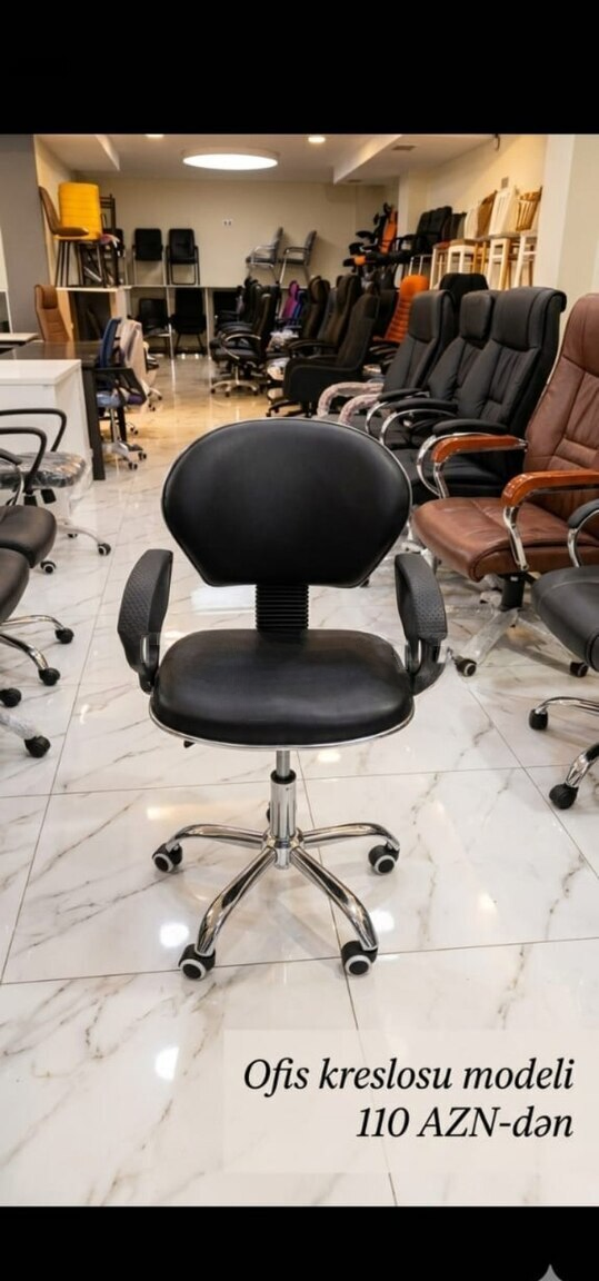 Qara rəng, Ofis üçün kreslo — Bakı