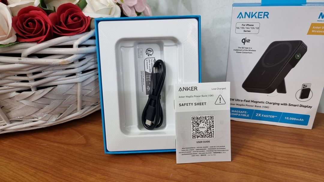 Powerbank Anker MagGo 10000 Mah — Smartfonlar, Bakı (5)