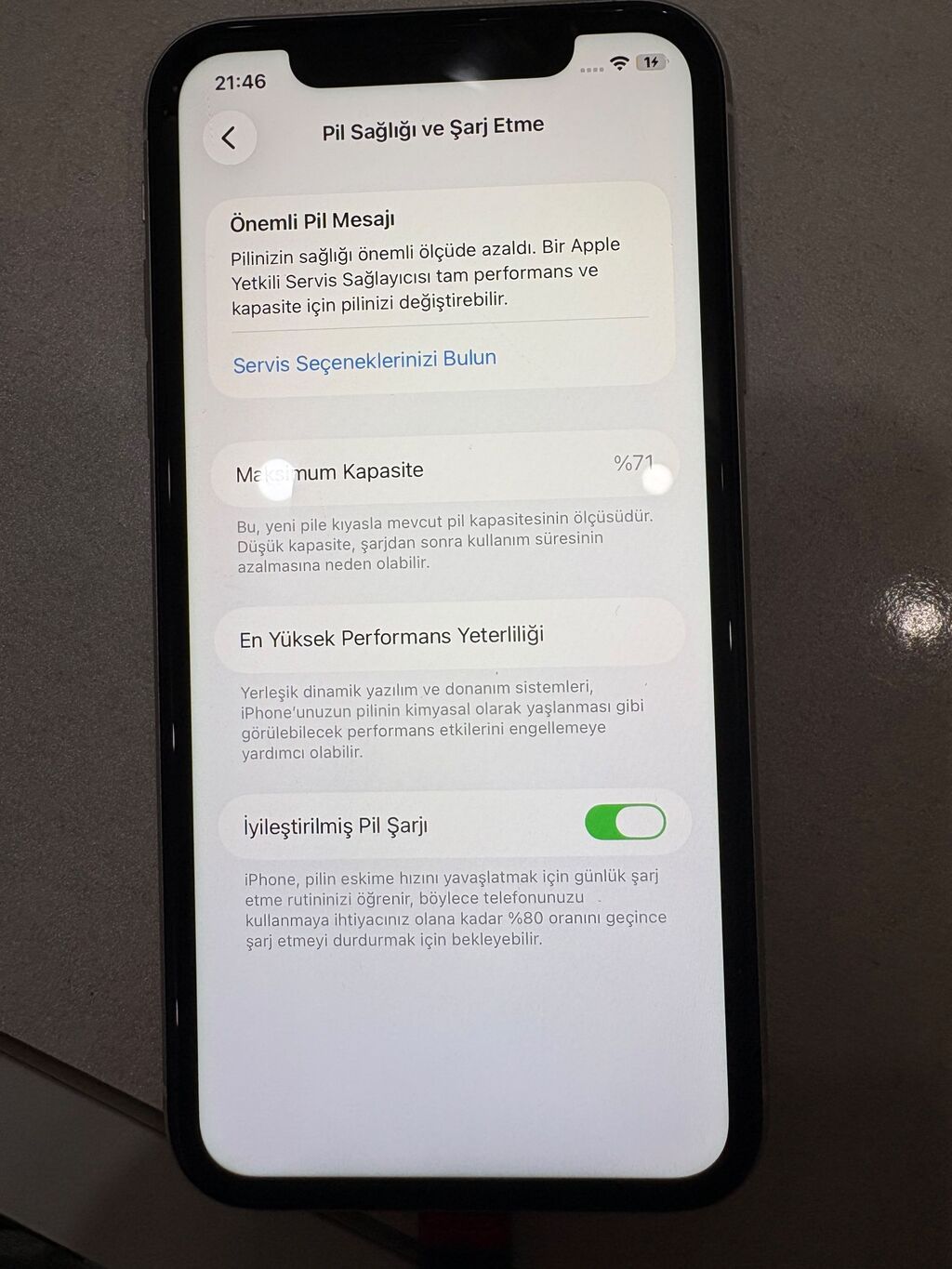 IPhone 11, 128 GB, Ağ, Simsiz şarj, Face ID — Apple iPhone, Bakı (3)