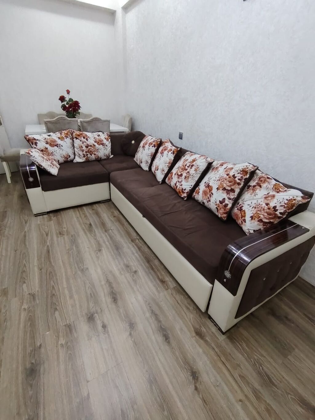 Künc divan dəsti – açılıb-yığılan mexanizmli - Forma: L-şəkilli künc — Mebel, Bakı (2)