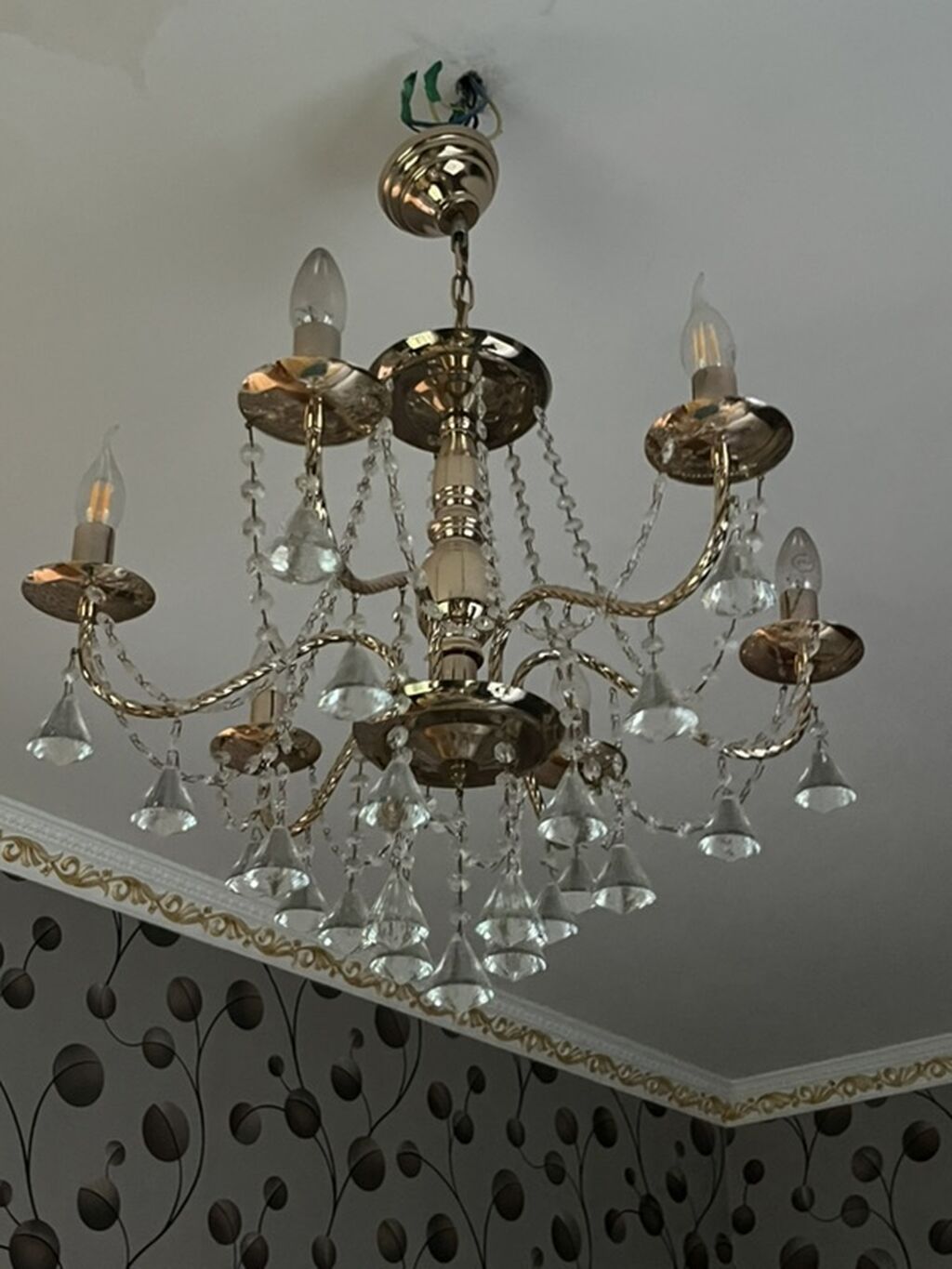 Çılçıraq, 6 lampa, Metal — İşıqlandırma, Digah