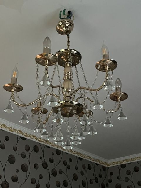 Çılçıraq, 6 lampa, Metal — Digah