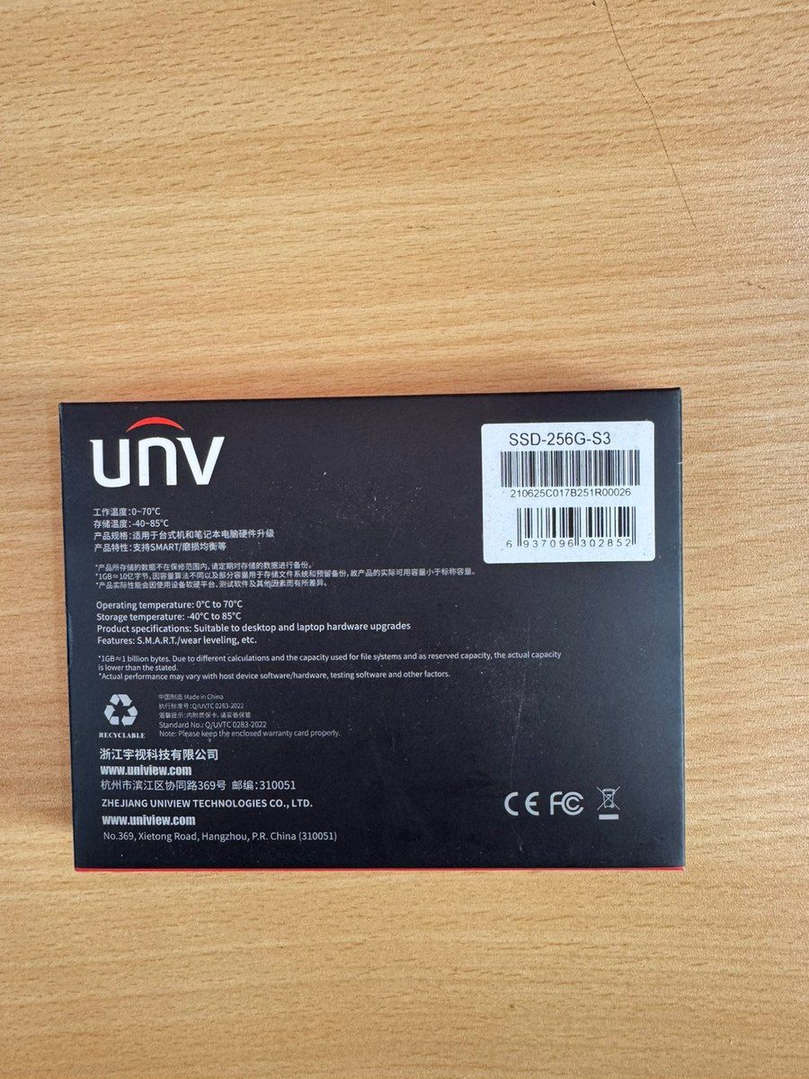 Unv SSD 256GB S3 — Elektronika, Bakı (3)