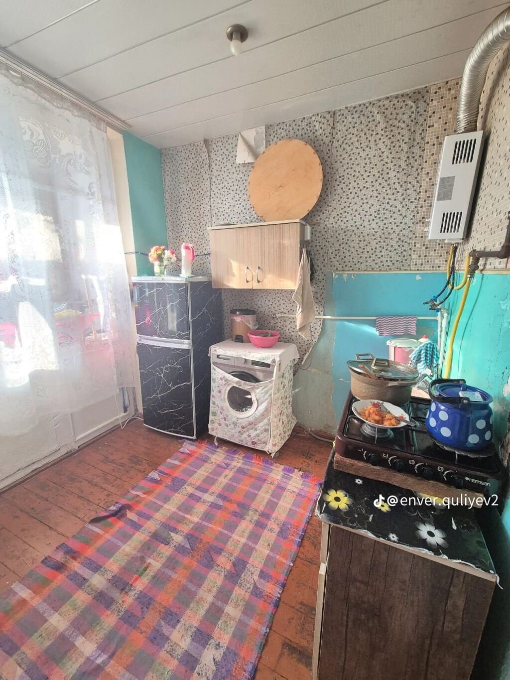 Saray, 2 otaqlı, Köhnə tikili, 52 kv. m — Daşınmaz əmlak, Saray (10)