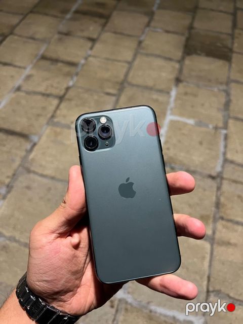 IPhone 11 Pro, 64 GB, Matte Midnight Green, Simsiz şarj