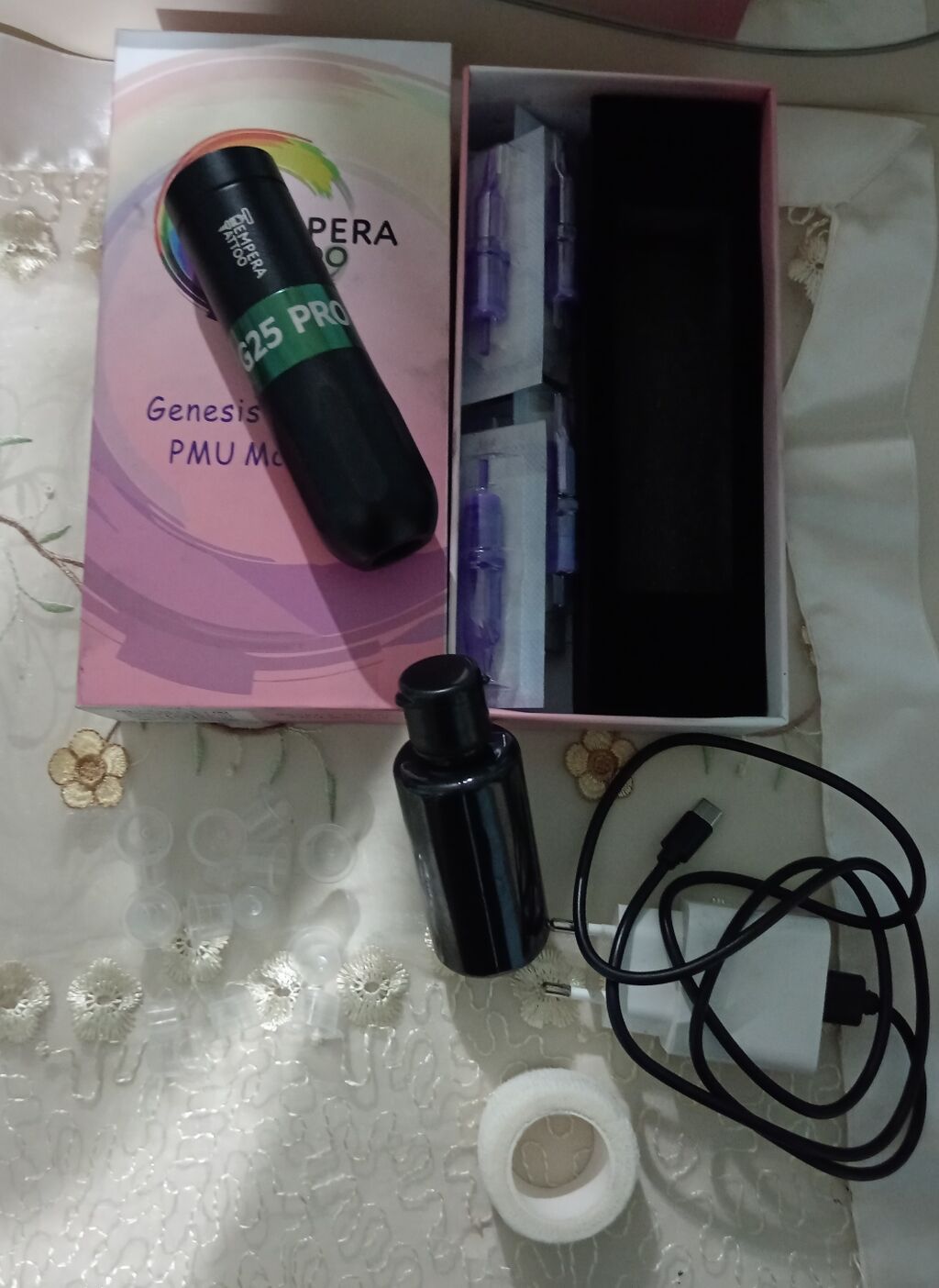 Tempera Tattoo Genesis G25 Pro PMU Machine – permanent makiyaj və — Kosmetoloji aparatlar, Bakı