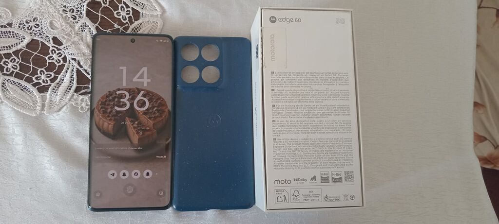 Motorola Moto G60, 128 GB, rəng - Mavi, Barmaq izi — Motorola, Digah