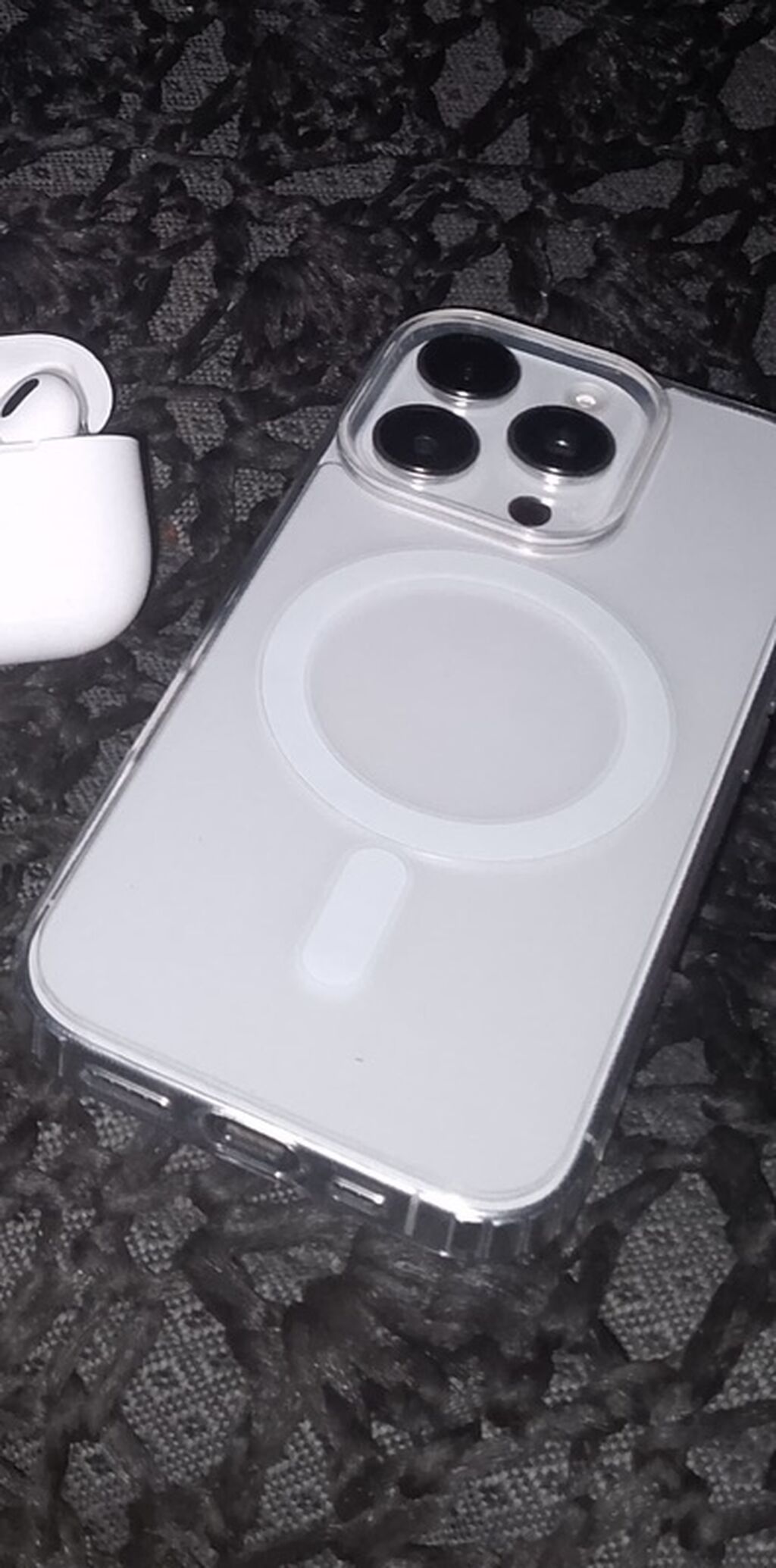 Telefon:iphone 16pro white titanium ağ rəng ideal vəziyyətdədir sadecə — Elektronika, Bərdə