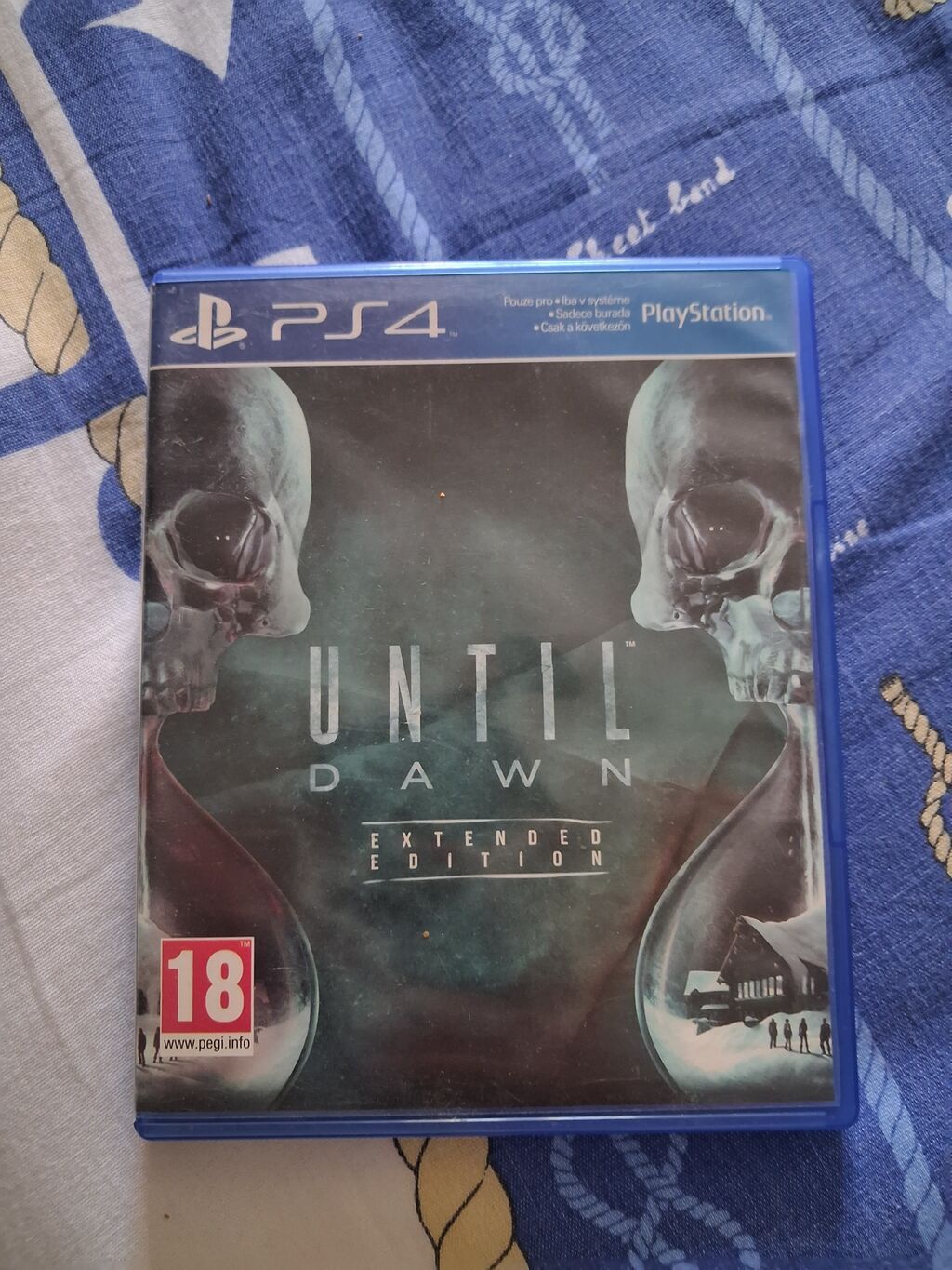 PS4 üçün Until Dawn diski ideal vəziyyətdə yeni kimidir kağızı hədiyyə — Elektronika, Bakı