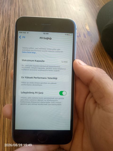 IPhone 6s, 64 GB, Space Gray, Barmaq izi — Bakı