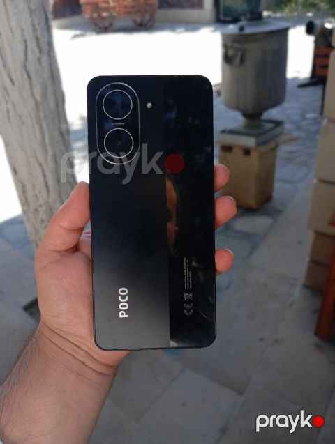 Poco C71, 128 GB, rəng - Qara, Zəmanət, Sensor, Barmaq izi