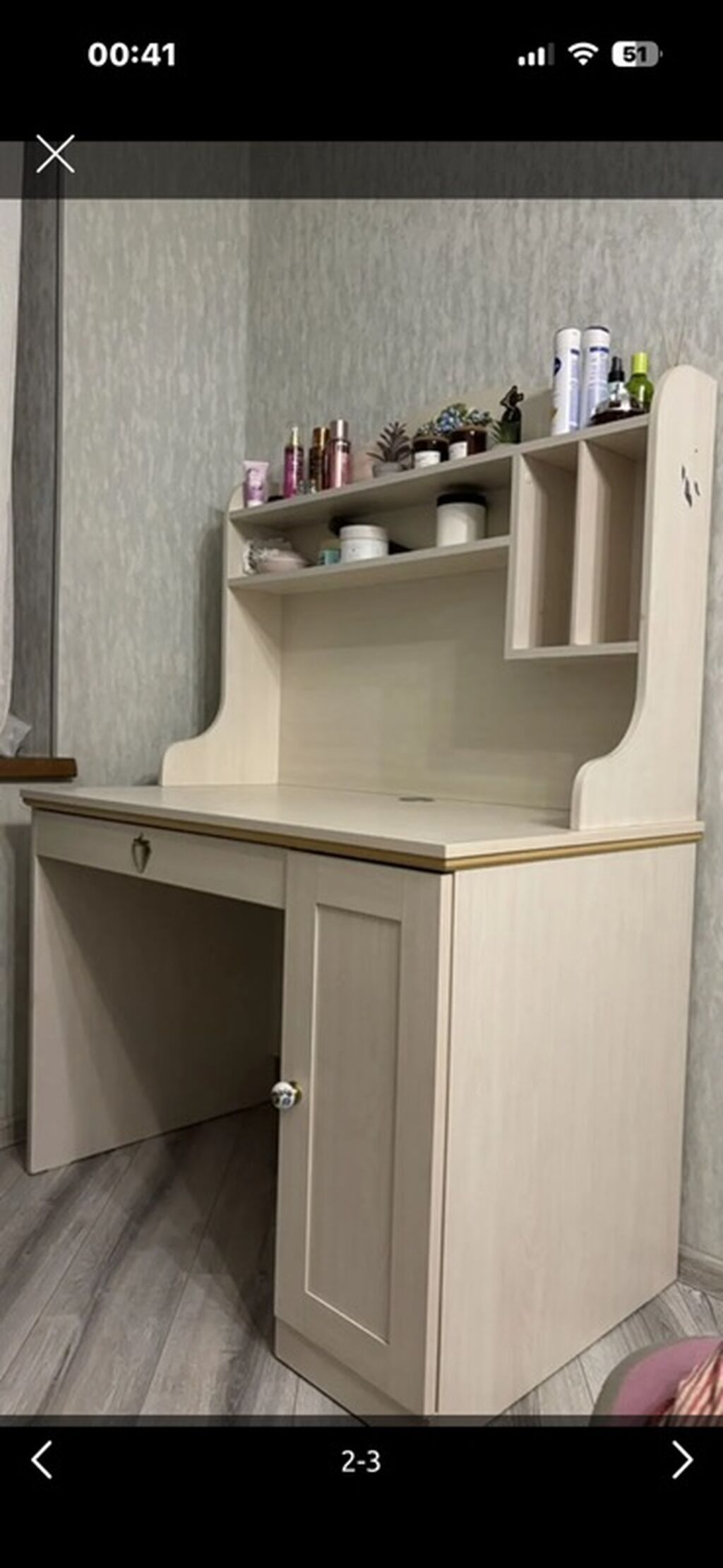 Düz masa, Stulsuz, Polkalı, Siyirməli, Sadə laminat — Mebel, Bakı (2)