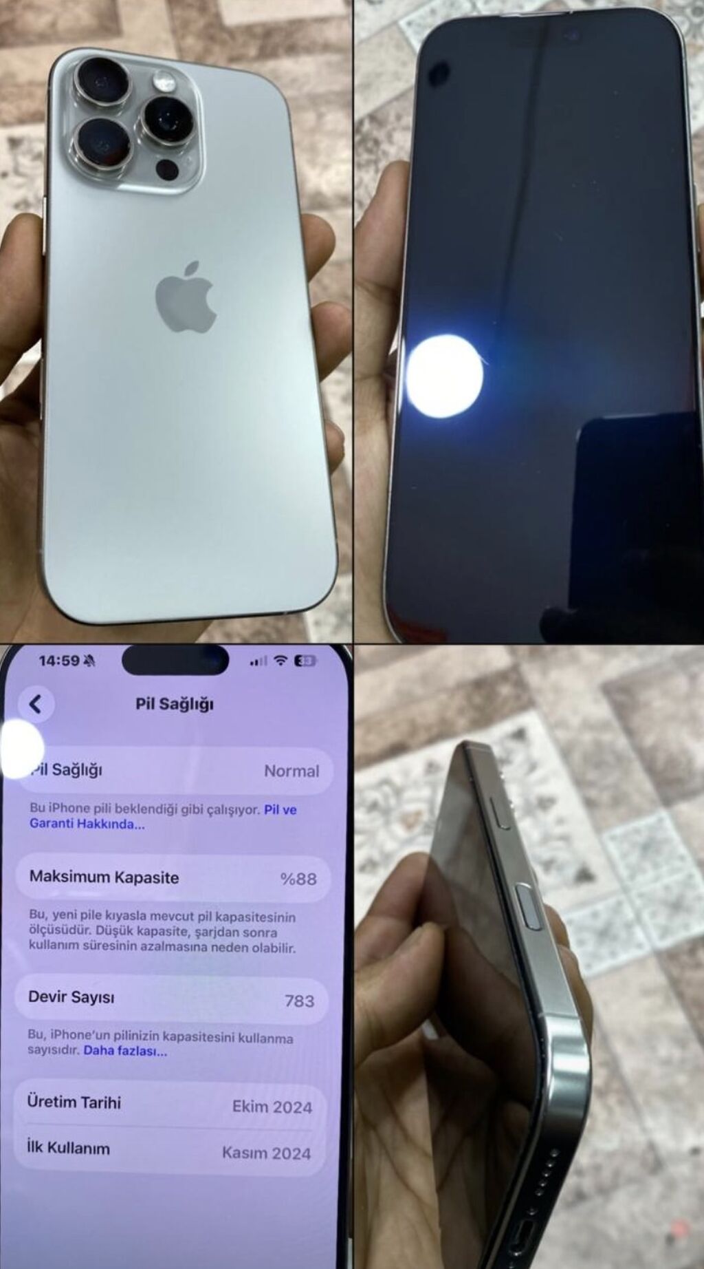 IPhone 16 Pro, 256 GB, Natural Titanium — Apple iPhone, Bakı (7)