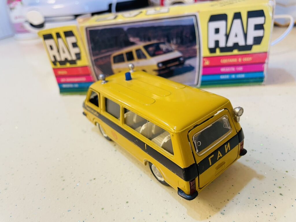 RAF 2203 “GAI” kolleksiya modeli – 1:43 - Orijinal sovet istehsalı — Mallar, Bakı (3)