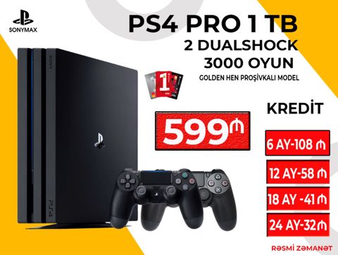 PS4 PRO golden hen — Bakı