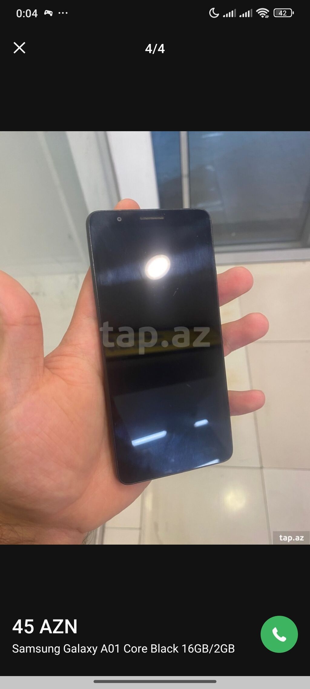 Samsung Galaxy A01 Core, 16 GB, rəng - Qara, İki sim kartlı — Samsung, Bakı (3)