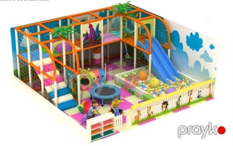 Uşaq oyun məkanı üçün modul tipli indoor oyun kompleksi - İki — Xırdalan