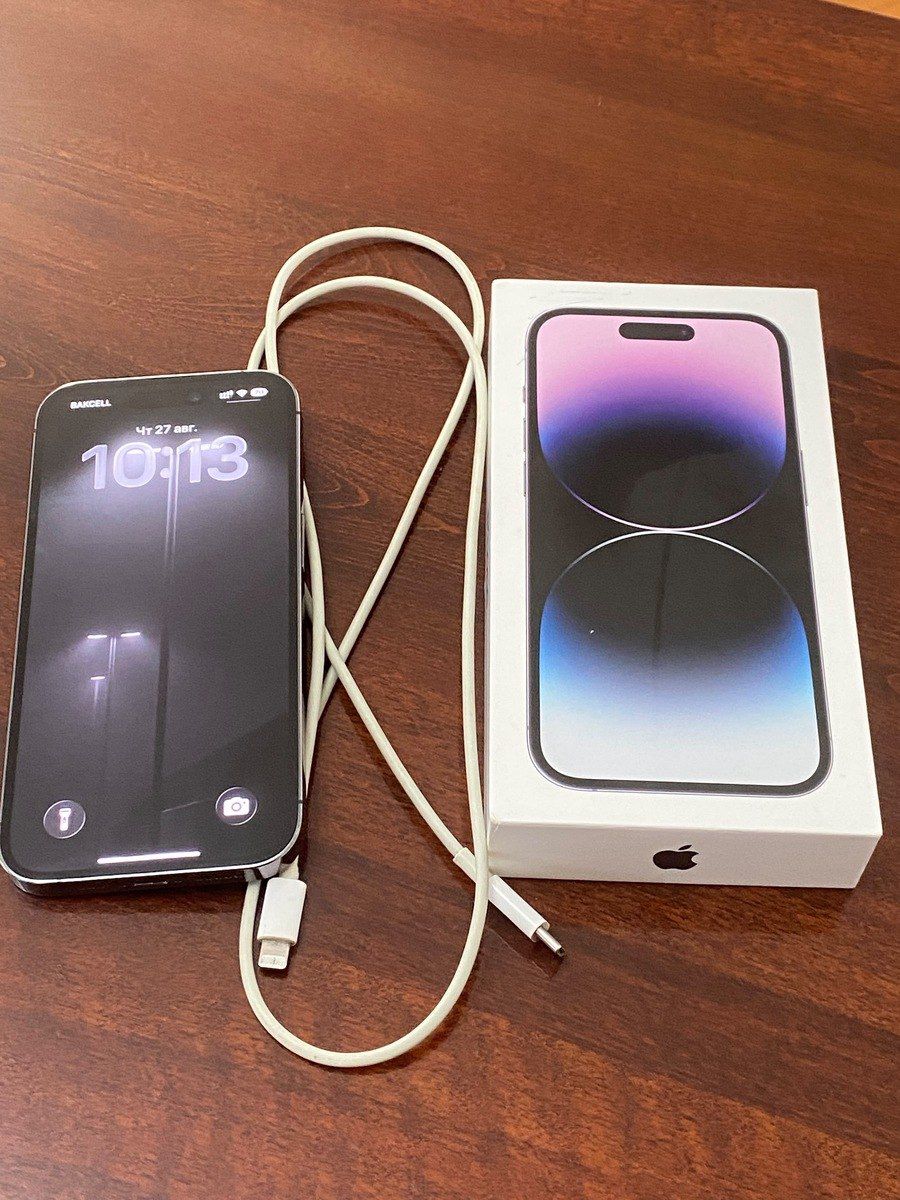 Apple iPhone 14 Pro Deep Purple 128GB/6GB — Smartfonlar, Bakı (2)