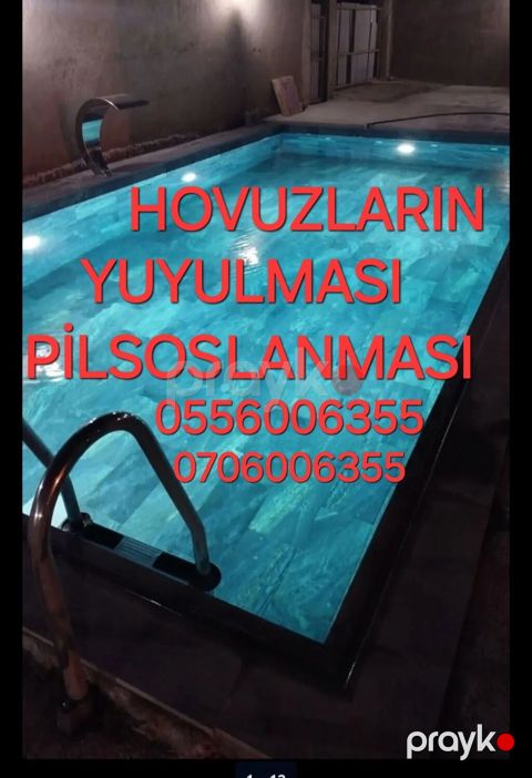 Xidmət: Hovuzların peşəkar təmizlənməsi və pilssoslanması Təsvir — Bakı