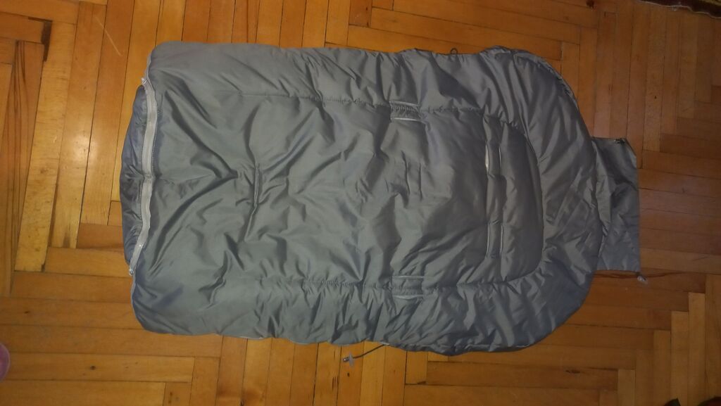 Uşaq arabası üçün qış ayaq torbası (footmuff) - Rəng: boz (xarici — Mallar, Bakı (3)