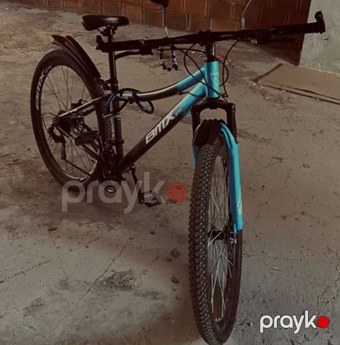 BMx GTT dağ velosipedi - Geniş, düz MTB sükanı və tənzimlənən