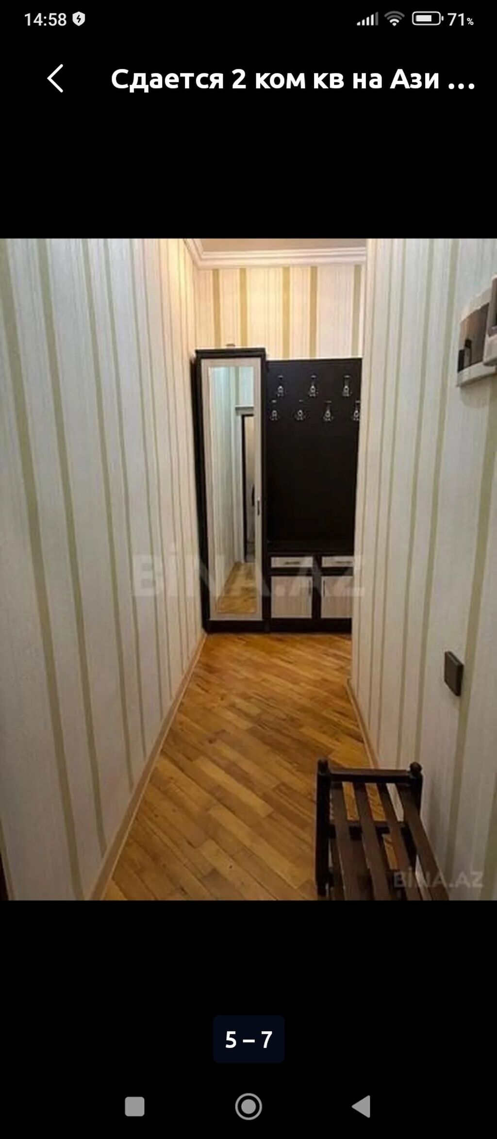 Kirayə verilir: 2 otaqlı. h.Aslanov metrosuna 3 deqiqe piyada mesafe — Daşınmaz əmlak, Bakı (6)