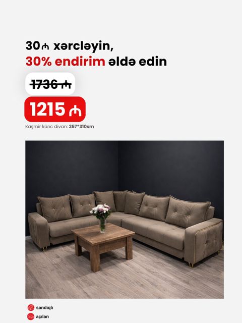 Künc divanı Kaşmir — Bakı