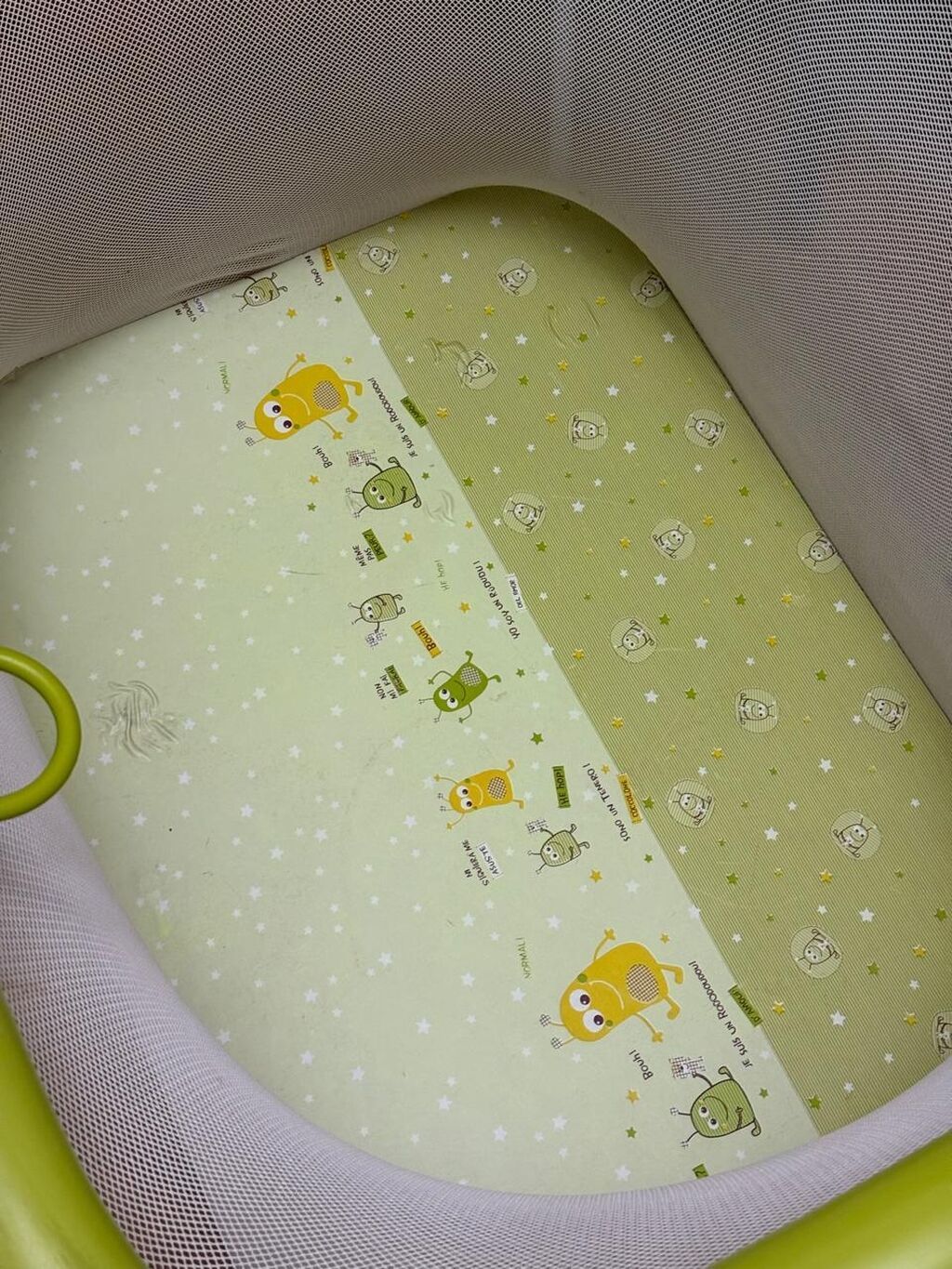 Uşaq oyun maneyi / playpen - Forma: Dördkünc, yumşaq yumrulanmış — Mallar, Bakı (4)