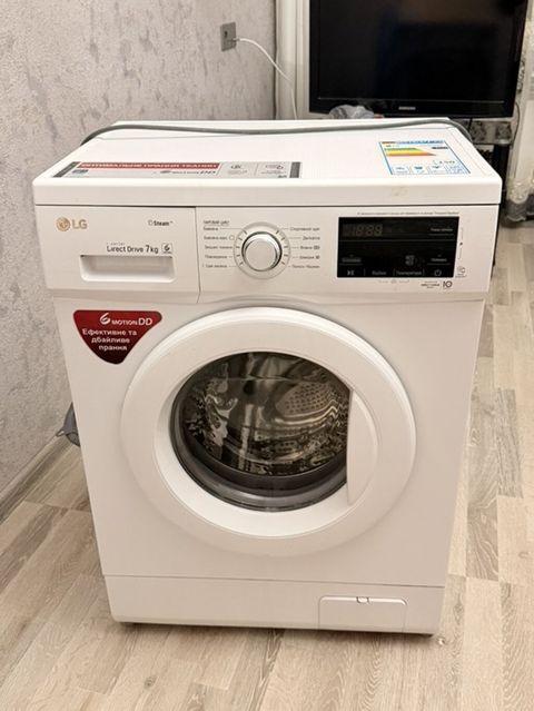 LG markalı ön yükləməli paltaryuyan maşın. Əsas xüsusiyyətlər — Bakı
