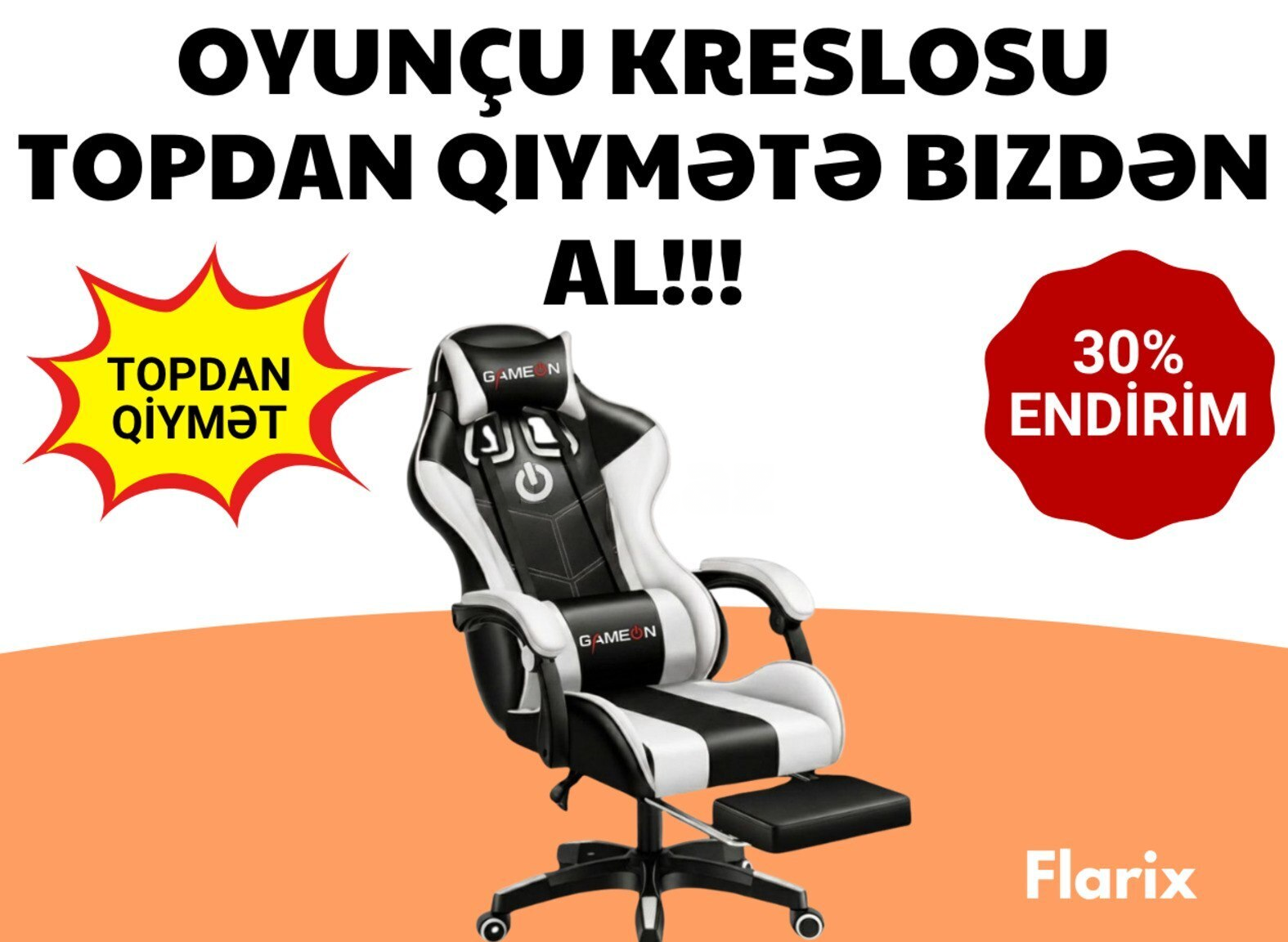 Ağ rəng, Oyun kompüter kreslosu