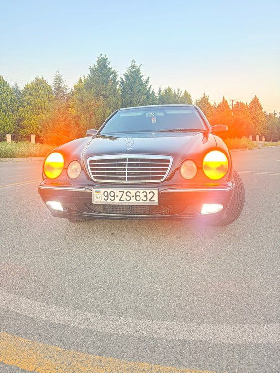 Mercedes E 220, 2.2 L, 2000 il, 386 523 km — Avtomobillər, Ağdaş (8)