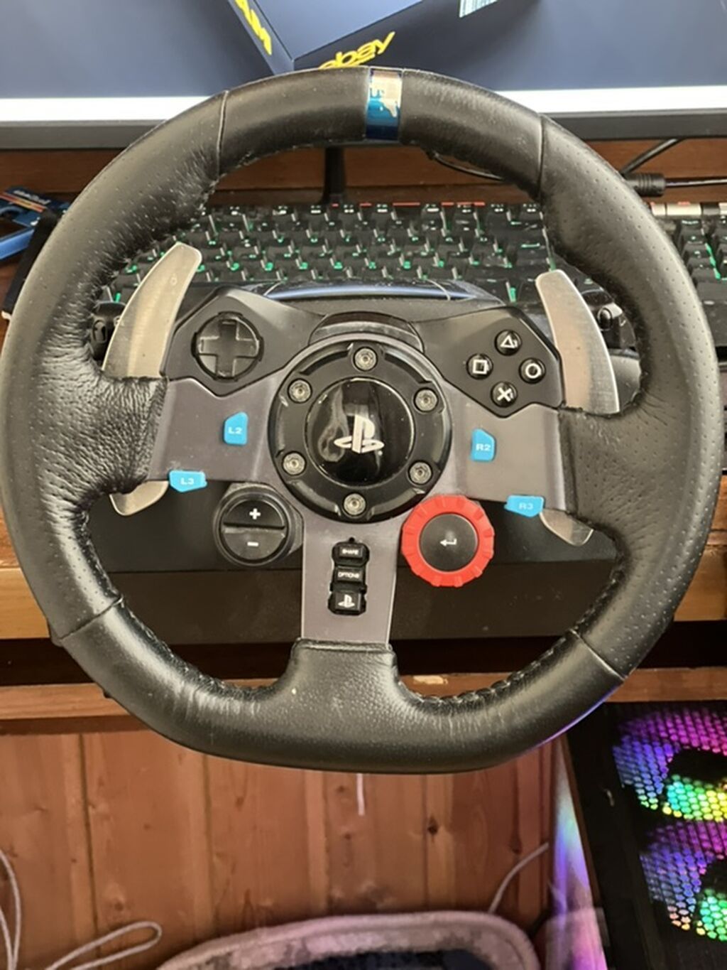 Satılır Logitech G29 Driving Force sükan dəsti + pedal və — Elektronika, Bakı (3)