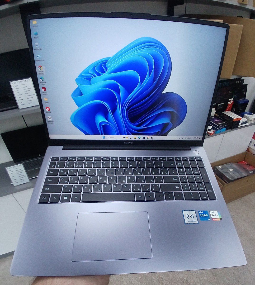 Noutbuk Huawei MateBook D Rlef-x 16" — Elektronika, Bakı (4)