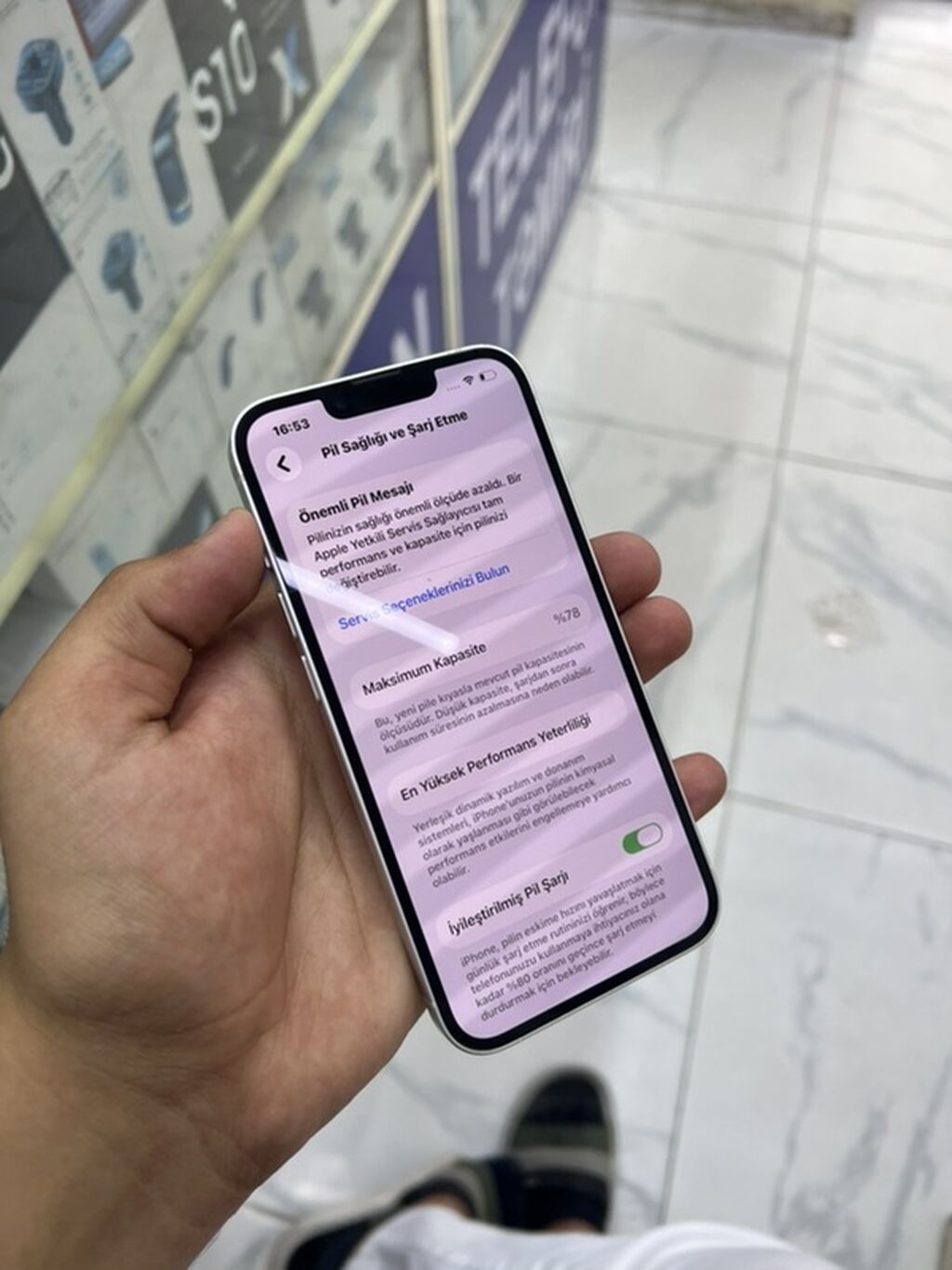 IPhone 14, 128 GB, Ağ, Face ID — Apple iPhone, Gəncə (8)