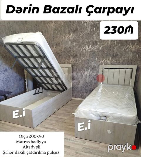 *Bazalı Çarpayı 230Azn Rəng seçimi var Səhər daxili çatdırılma