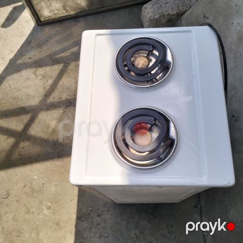 Elektrik sobası Ayrıca dayanan, 2 gözlü, İşlənmiş