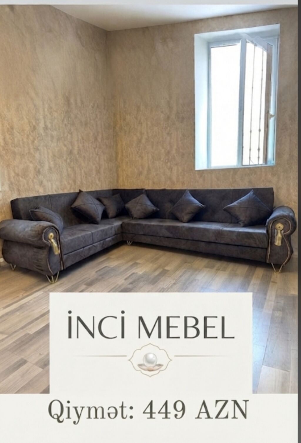 Künc divan, Yeni, Bazalı, Parça — Mebel, Bakı (7)