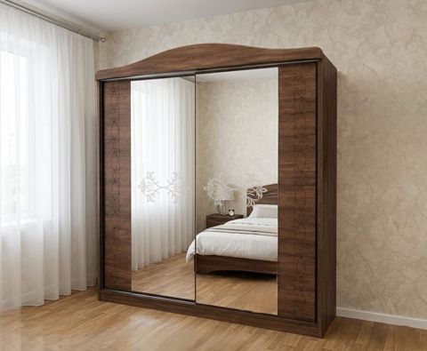 İşlənmiş, 2 qapılı, Güzgülü, Qəhvəyi, Kupe, Düz dolab — Bakı