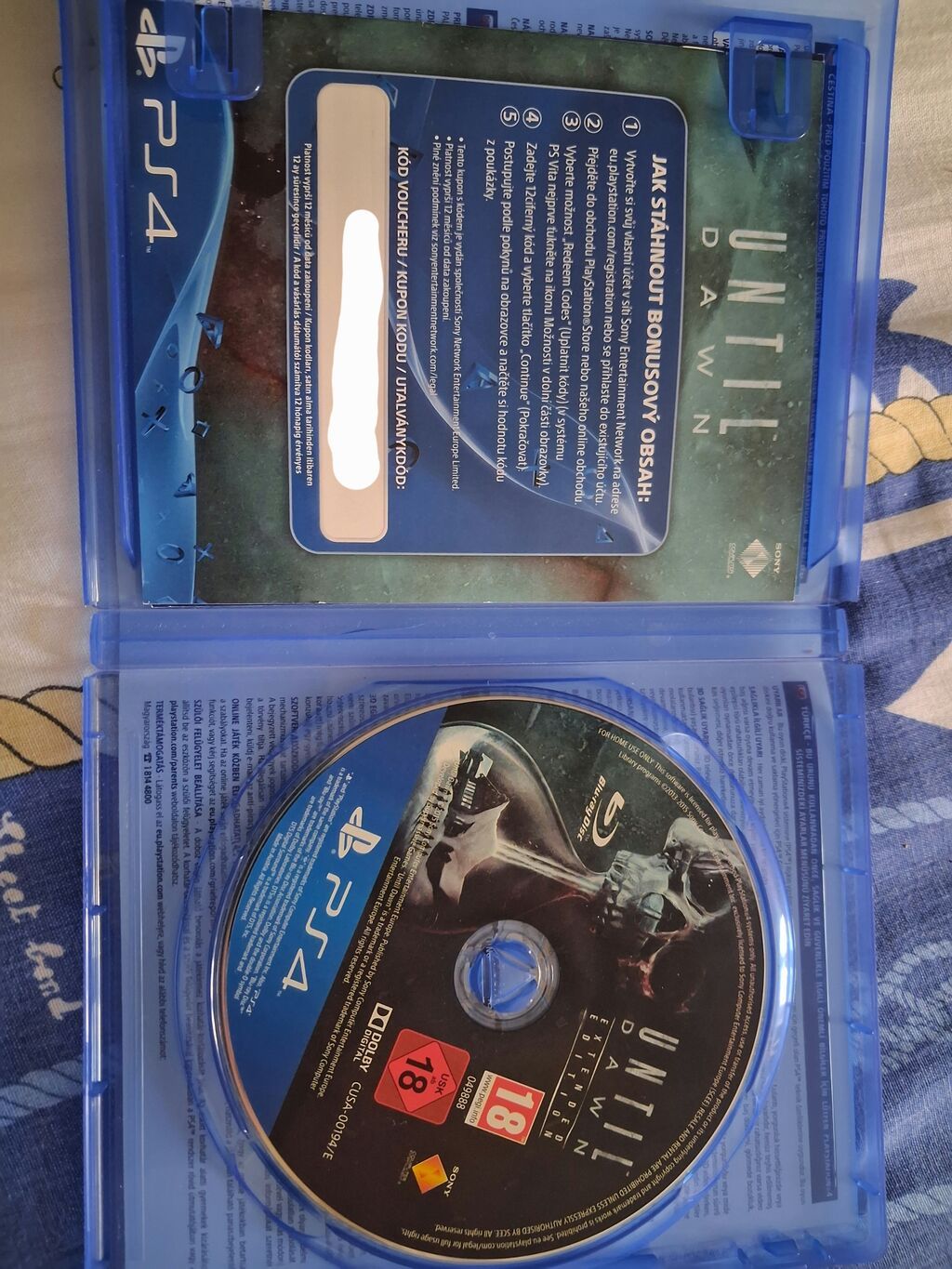 PS4 üçün Until Dawn diski ideal vəziyyətdə yeni kimidir kağızı hədiyyə — Elektronika, Bakı (3)