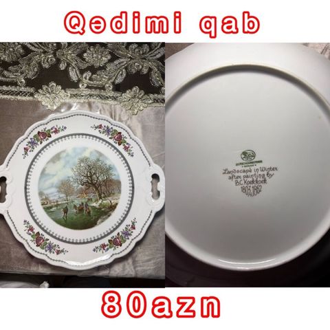 Qədimi qab-qacaq və dekor kolleksiyası - Hutschenreuther Germany — Bakı