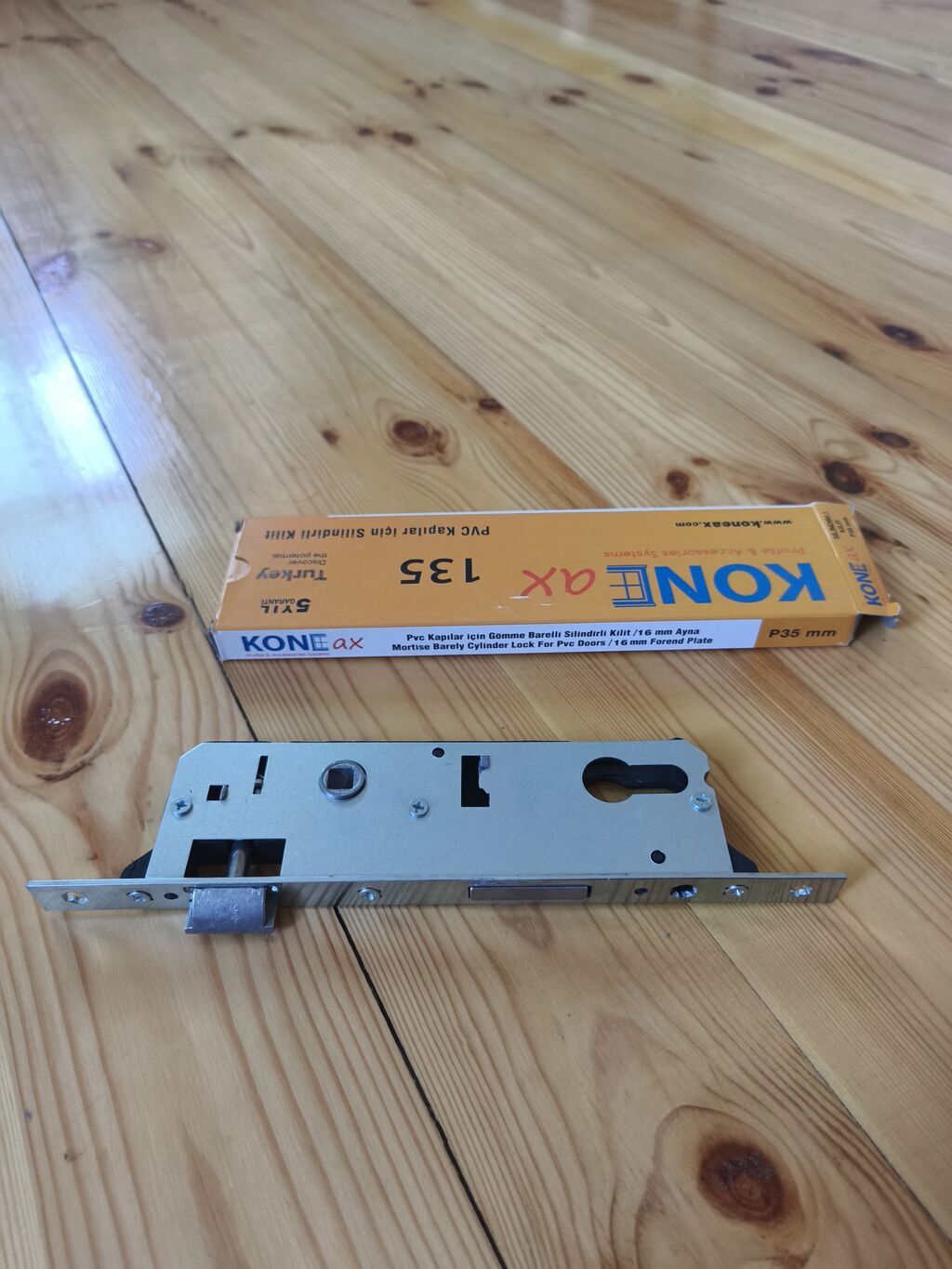 Kone AX 135 – PVC qapılar üçün mortaj tipli barelli silindrli kilid — Mallar, Bakı (3)