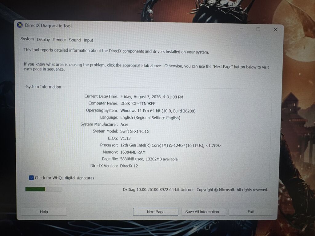 İşlənmiş Acer Swift, 14 Intel Core i5, 512 GB, Ünvandan götürmə — Acer, Bakı (10)
