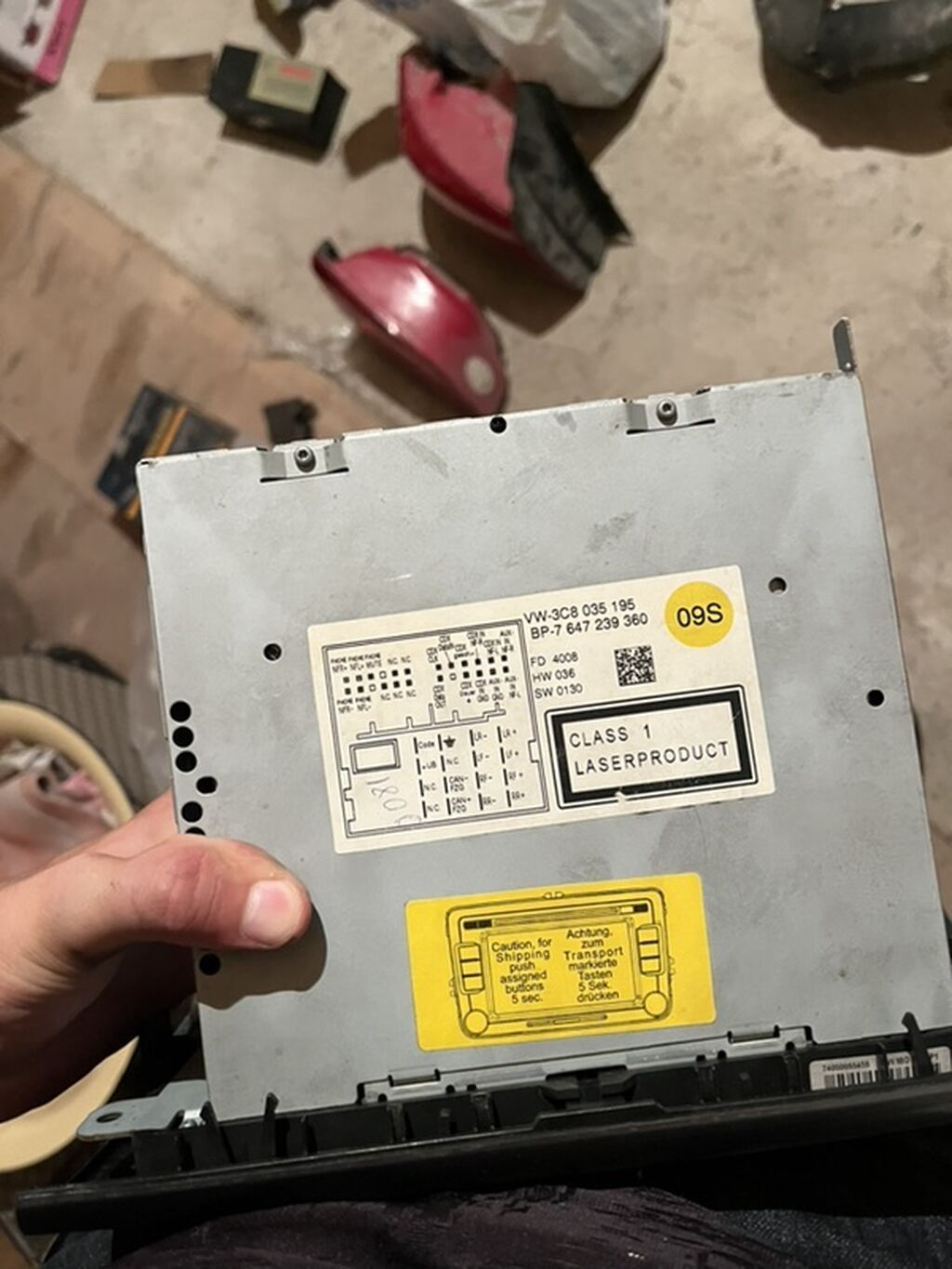 Volkswagen orijinal multimedia/radio başlıq bloku (Rns/rcd seriyası) — Elektronika, Masallı (3)
